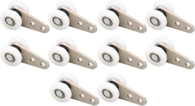 Dailygoods- Schuifdeur Riemrol 10 Stuks - Nylon Katrollen 23 mm