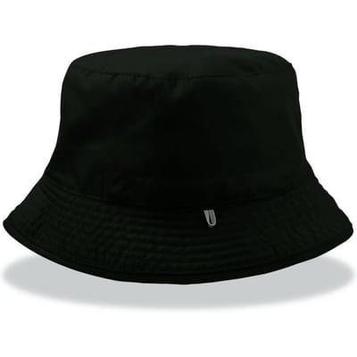 Atlantis Headwear - Bucket Pocket-S - Black - One Size
