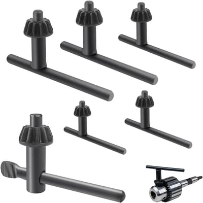 6-delige Universele Boorkopsleutels Set - 4/6/10/13/16/20 mm - Ideaal voor Elektrische Boormachines