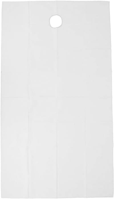 Wasbare en Herbruikbare Witte Polyester Massagetafel Cover 200x80cm met Hoofdgat voor Spa en Salon Gebruik