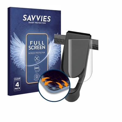 Savvies - Screenprotector voor NIU KQi Air - Folie Beschermfolie transparant volledig dekking 4 Stuks