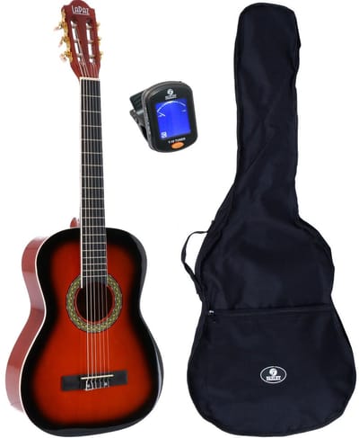 Klassieke Gitaar 3/4 - incl. gigbag en tuner - LaPaz 002 - Bruin