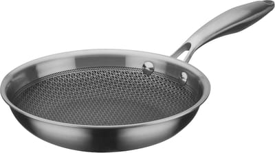 Koekenpan 20 cm met honingraatstructuur - Geschikt voor alle warmtebronnen