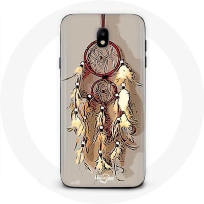 Coque - Samsung - Galaxy J3 2017 - Attrape Rêve - Marron - Souple marron