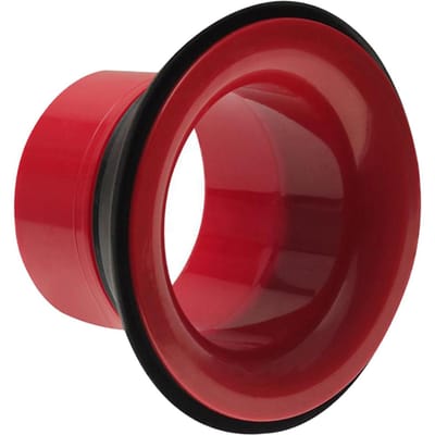 Bass Drum Enhancer Verstelbare ABS-rubber Bass Drum Kick Enhancer met beschermingssticker Bass Drum rood