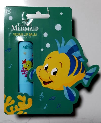 Disney Princess Ariel lip balm - botje - kleine zeemeermin lippenbalsem - melon scent - flavoured vegan lipbalsem - meloen smaak - 6+
