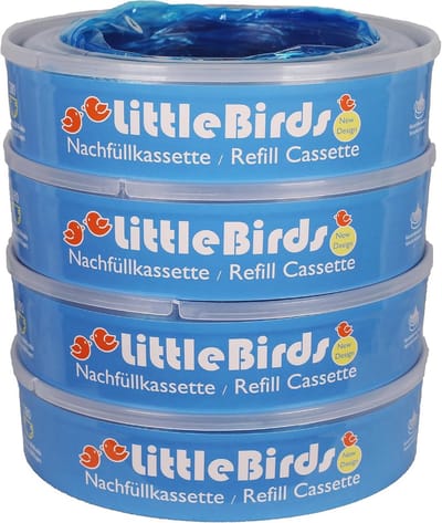 8 navulcassetten voor Angelcare Windeleimer en Litter Locker II - Meer capaciteit en geurbescherming