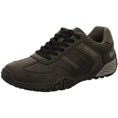 Dockers by Gerli Heren Sneakers Sneaker Soft‑Insock Gelzool 54BN003‑650‑120 zwart/grijs