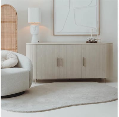 Tower Living Corbetta Dressoir 180x45x80 cm - Japandi - Beige