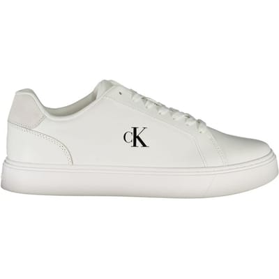 Calvin Klein Bianco Polyurethaan Heren Sneaker