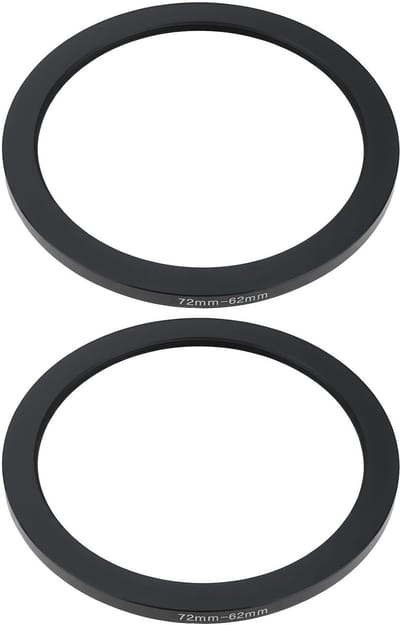 Cosensi - Digitale Adapter Ring 72mm naar 62mm voor Camera's, Set van 2