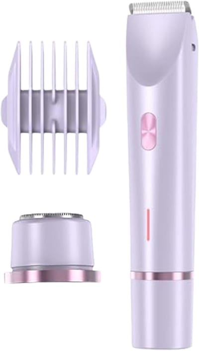 Elektrisch scheerapparaat - Dames trimmer - Persoonlijke verzorging - Draadloos dubbele kop - 167 cm - Roze