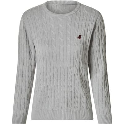 ESMARA Gebreide dames trui (Grijs, XS (32/34))