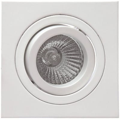 Mantra Iluminación Inbouwlamp Básico, hoekig, mat wit