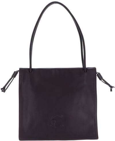 COCCINELLE Leren schoudertas Dulse Handbag Prune donkerpaars