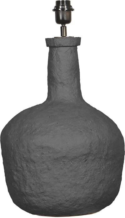 By Mooss - Tafellamp - Papier Maché - Zwart - 43 cm - Tafellampvoet - Design Lamp - Sfeerverlichting - Woonkamer