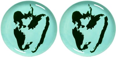 Serax - Ottolenghi Feast - Bord L - Azurblauw/Groen - 26 Ø - 2 stuks