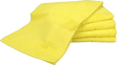 ARTG Towelzz® SPORTHANDDOEK Extra Lang - 30 x 140 cm - Set van 5 stuks - BRIGHT YELLOW