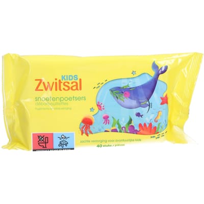 Zwitsal Kids Frozen Snoetenpoetsers - 40 monddoekjes