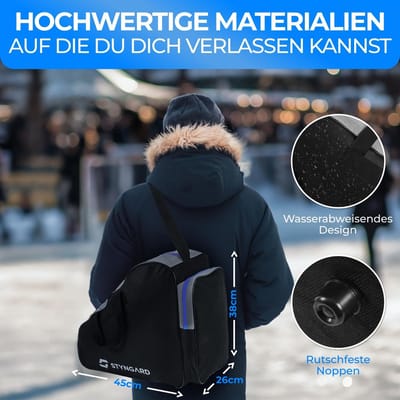 Tas voor het vervoer van schaatsen en inlineskates voor dames en heren