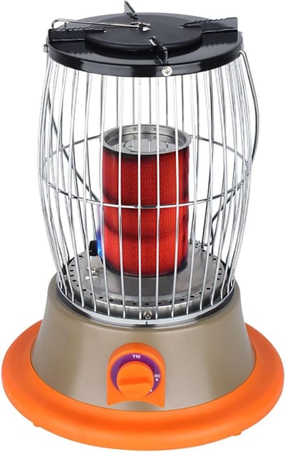 Terrasverwarmer - Mobiele Kachel - Buiten Verwarmen - 360 Graden Warmte - 20 M² Oppervlak - Metaal