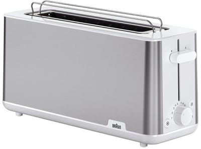 Braun HT 1610 8 1030 W Roestvrijstaal, Wit
