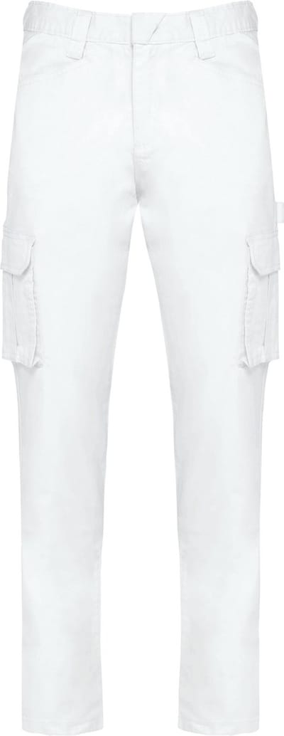 WK. Designed To Work Ecologische herencargobroek WK703 - White - 3XL