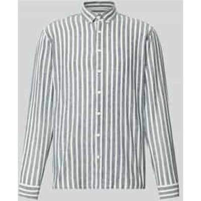 relaxed fit vrijetijdsoverhemd met button-downkraag