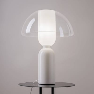 Maytoni Memory tafellamp, wit, hoogte 42 cm, keramiek