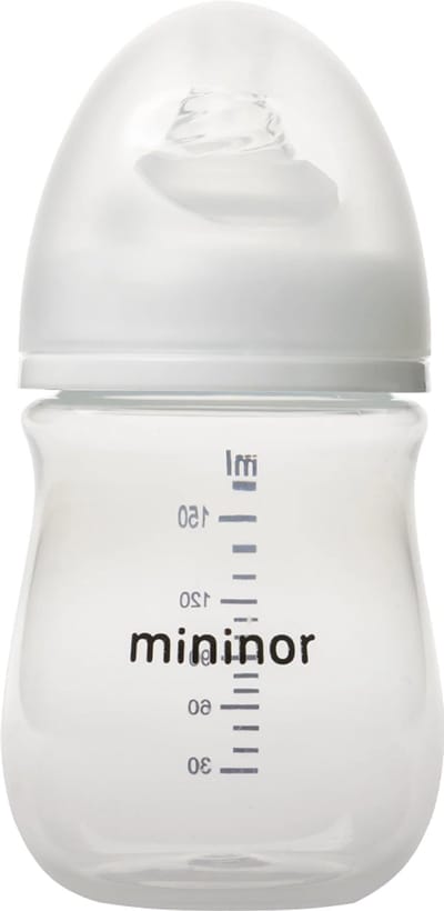 Mininor babyfles - kunststof - 160 ml - vanaf 0 mnd