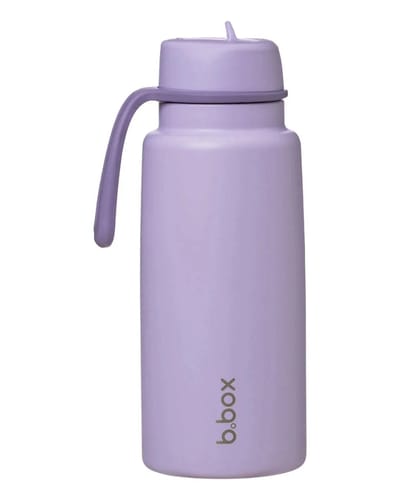 b.box Drinkfles en Waterfles met Fliptop | Drielaags Isolerend Roestvrij Staal | Houdt Drankjes tot 46 uur Koud | 1 Liter
