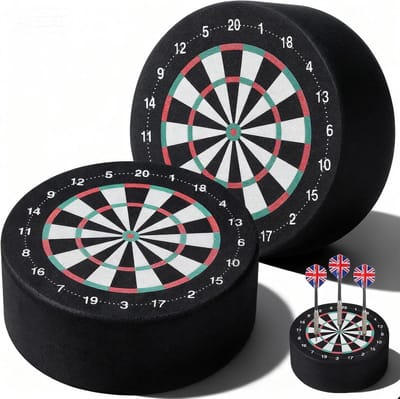 Darts Standaard & Basisstation Set voor Zachte en Stalen Dartpijlen - Draagbaar Miniset (2 Stuks)