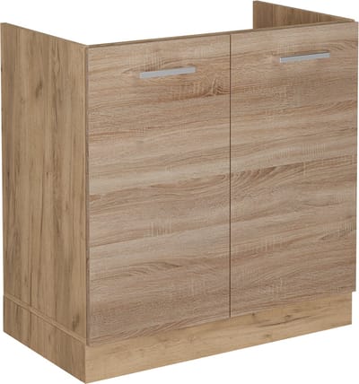 Vicco R-Line Wastafelkast – 80 cm zonder werkblad Sonoma
