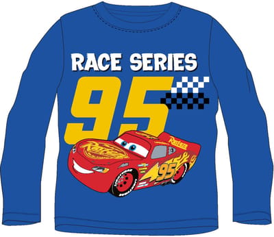 Disney Cars Shirt - Blauw - Katoen - Maat 122