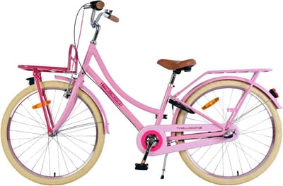 Kinderfiets - Meisjesfiets Schoolfiets - Naar School - Veilige Remmen - 24 Inch - Roze