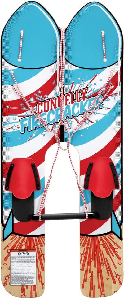 Connelly Kids Firecracker 48" Combo Waterski Set – 122 cm met Verstelbare Bindingen – Kinder Waterski Pakket