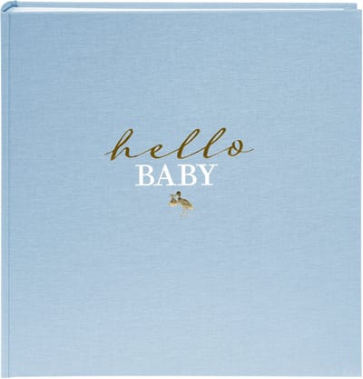 Goldbuch - Fotoalbum Hello Baby - 30x31 cm - Blauw