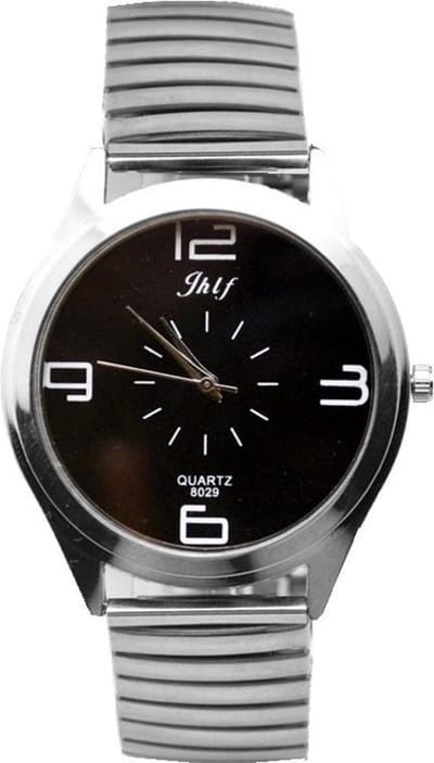 Fako® - Horloge - Rekband - 42mm - Zilverkleurig - Wit