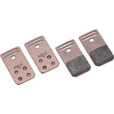 BBB Cycling Remblokken Mountainbike - DiscStop HP Sintered - Schijfrem - Compatibel met Magura Gustav Pro - Gesinterd - Koper - BBS-87S