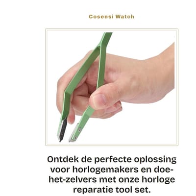Dailygoods- Horloge Gereedschap V-vormig Ontwerp - Horloge Reparatie - Horloge Schroevendraaierset - Horloge Inkorter - Duurzaam Gereedschap - Ergonomisch Ontwerp - Horloge Gereedschapset