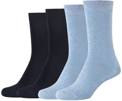 camano, Sokken, aangenaam comfortabel, zonder in te snijden, comfortabele boord, piqué-boord, loszittend, verstevigde hiel, teennaad met de hand geketst, draagcomfort.
