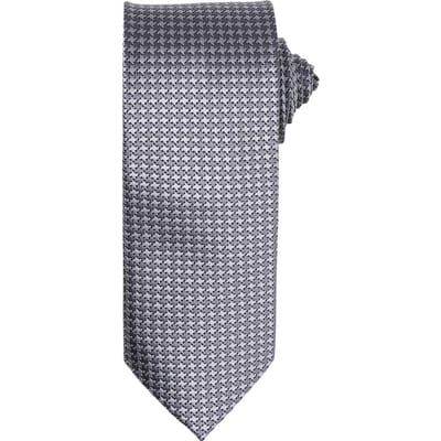 Premier Puppytooth Stropdas (Zilver)