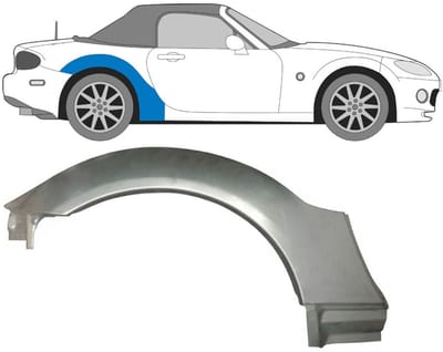 Reparatiepaneel achterspatbord voor Mazda MX-5 2005-2015 / Rechts