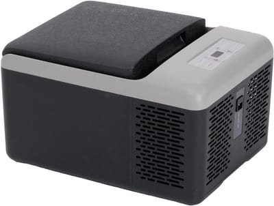 QIN® Koelbox Elektrisch - Compressor Koelbox - Camping Koelkast - Camping Koelkast Electrisch - Zwart - 32cm x 43cm x 26cm
