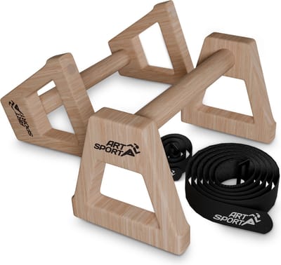 Houten opdrukstangen - XXL - 39x20x20 cm