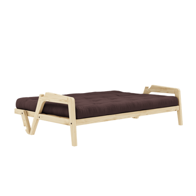 Karup Grab Slaapbank - 715 Brown - 101ClearLacquered