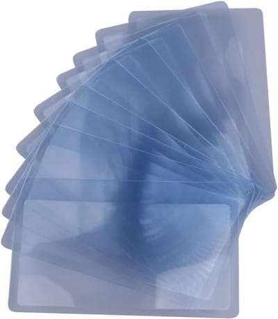 Vergrootglas Creditcard - Fresnel Lens Vergrootglas - Lezen van kleine tekst - Creditcard formaat - 8 x 5.5 cm - Transparant