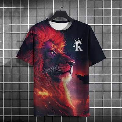 Nouveaux T-shirts Imprimés Animaux Féroces 3D Pour Hommes T-Shirt Vintage Pour Homme Tops d'Été à Manches Courtes T-shirts Amples Mode Homme Streetwear 6XL black