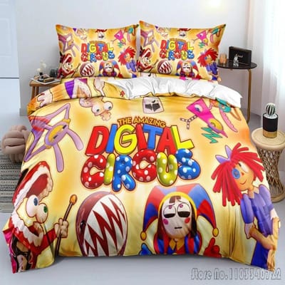 Schattige Princess Peaches 3D-geprinte dekbedovertrekset, HD-dekbedovertrek voor kinderbeddengoed, beddengoed, slaapkamerdecoratie AU Queen 210x210cm