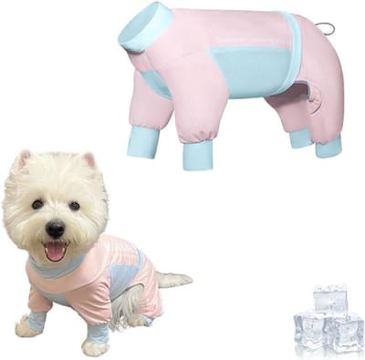 VHV - Honden shirt - Hondenkleding - Koelvest hond - Zomer hondenshirt - Hondenshirt ademend - UV shirt hond - T-shirt hond - Koelkleding hond - Voor kleine honden - Voor middelgrote honden - Voor grote honden - S